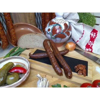 Saucisses Csabai sucrées séchées et fumées